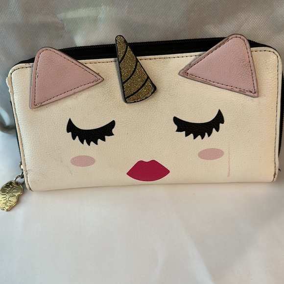 Betsey Johnson Unicorn Wallet - Picture 1 of 9